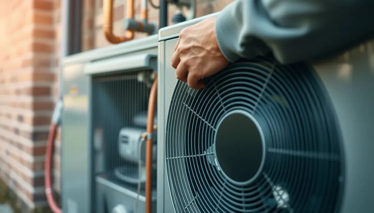 Installation d'une pompe à chaleur air/eau par un professionnel