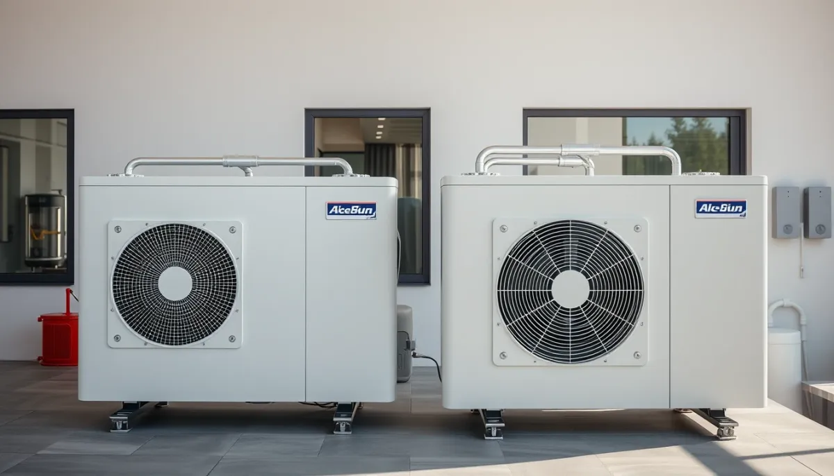Comparatif de deux pompes à chaleur air/eau concurrentes