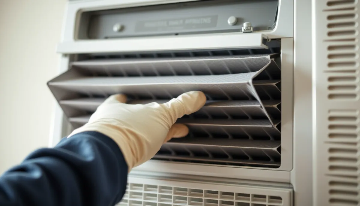 Nettoyage des filtres d'une unité intérieure de pompe à chaleur air/air